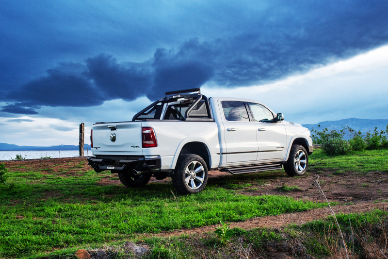 Ram 1500 Bumper - Rear - Go Rhino - BR20.5 - Black - `19-`20